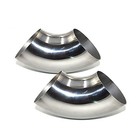 3 In Stainless Steel 304 Mandrel Bend Elbow 90   Thickness 18ga  047  3 -2pcs