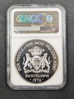 1976 Pf 68 Ultra Cameo Guyana  10  cuffy  Collective Responsibility  rare 