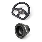 Drt Motorsports 330mm D Shape Steering Wheel Leather W Adaptor Rzr Xpedition X3