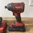 Hilti Sid 6-22 1 4 Hex 22-volt Cordless Impact Driver W  2 Batteries   Charger