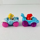 Fisher Price Little People Disney Princess 2 Wheelies Cars Cinderella   Ariel