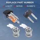 Ignition Switch Lock Cylinder For Ford F150 F250 F350 W 2 Door Lock Cylinders