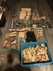 Huge Thomas   Friends Wooden Railway Trains Lot Read Cars Track Set