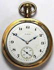 1918 Elgin Grade 382 17j 16s 3-finger Gold Filled Pocket Watch - Runs