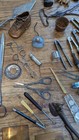 Huge Lot Of Antique Items Nutcrackers Bottle Can Opener Ice Tongs Scissors