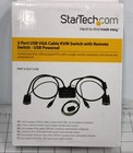 Startech  Sv211dpua 2-port Usb Displayport Cable Kvm Switch W  Audio And Remote