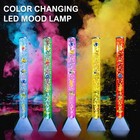 Sensory Bubble Floor Lamp   7 Color Changing Mood Night Light   Sensory Light   