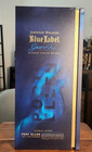 Johnnie Walker Blue Label Ghost   Rare Port Ellen Whisky Empty Bottle   Box