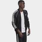 Adidas Originals Men   s Superstar Track Jacket   Retro 3-stripes Zip-up