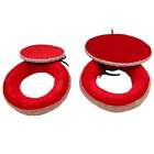 Zaza Percussion - Deluxe Tabla Bayan   Dayan Cushion And Cover  red 