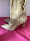 23-ladies Beige Suede Vince Camuto Tressara Knee High Boots Size 7 5 New