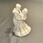Beautiful Bride And Groom    first Dance   ceramic Figurine Cake Topper