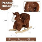 Kids Ride-on Rocking Horse With Music And Safety Belt For Ages 1-3