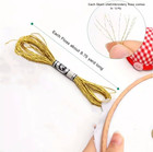 11 Skeins Embroidery Floss Cross Stitch Thread Metallic Embroidery For Diy Embro
