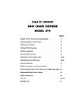 Foley Belsaw Model 394 Saw Chain Grinder Operator   Parts Manual  1581