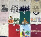 Vintage Graphic Shirts Lot Of 20 Promo Funny Cartoons Sport Destinations Mix Szs