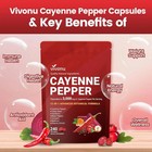 Cayenne Pepper Softgels Supplement - 240 Capsules New Free Ship