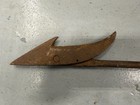 19th C Forged Iron Whaling Harpoon 33    Large Head Maritime Primitive