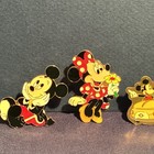 Disney Tokyo Resort Mickey  Minnie  Donald Vintage Pins Htf Rare
