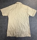 Vintage Boy Scouts America Bsa Uniform Shirt Medium Tan Short Sleeve 1970s Usa
