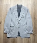 50s Vintage Penneys Towncraft Plus Two Piece Suit Men   s Rockabilly Atomic Grey