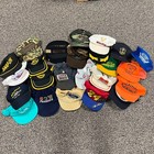 Vintage Distressed Trucker  3 Stripe  Racing  Hat Cap Wholesale Bulk Lot 24 Pcs