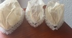 Vintage Lot Of 3  1940s Registered Nurses Cap Kay s Caps W  Some Discoleration