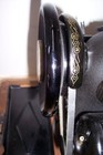 Vintage 1952 Singer Sewing Machine 99  Case With Key And Knee Bar