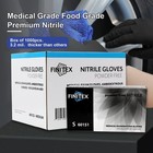 - Black Nitrile Disposable Gloves  Exam Gloves  Powder-free  Latex-free  3mil   