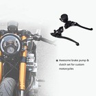 0011 Universal 7 8  Motorcycle Levers Hydraulic Brake Master Cylinder 