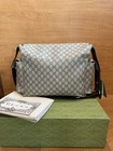 Gucci Plus Monogram Diaper Bag Dark Brown