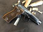 Beretta F81 81fs 81bb 81f F84 Walnut Grips Handmade  Us Based Seller  Checkered
