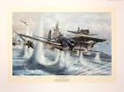 Battle For The Solomons By John Shaw Artist Proof Signed By Four Pacific Aces