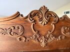 Antique Solid Tiger Oak Server Buffet Sideboard With Beveled Mirror
