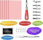5-pack Linoleum Blocks For Printmaking With Cutter Tools  Rubber Block Stamp