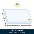 Baby Crib Memory Foam Mattress Toddler Infant Bed Cushion Waterproof Cover Firm