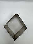 4 Vintage Tin Steel Cookie Cutters Soldered Antique Primitive Shapes