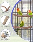 Bird Perch Stand 7pcs  Natural Grape Wood Pole Standing Parrot Cage Branch Pa   