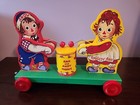 Autographed Raggedy Ann And Andy Pull Toy Le Toytown Usa 1997 Toyfest
