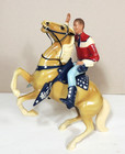 Vintage Roy Rogers  Dale Evans  Bullet  Silver  Buttermilk   Hartland Plastic
