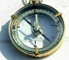 Vintage Compass Brass Vintage Wwii Military Pocket Compass Gift