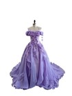 Princess Prom Dresses Handmade 3d Floral Victorian Corset Evening Gown Pleated