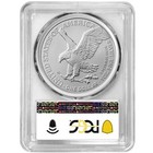 Presale - 2025  p   1 American Silver Eagle First Eagle Privy Pcgs Ms70 Fdoi    
