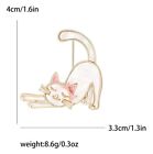 Cat Brooch Pin Fashion Jewelry Fast Free Shipping 1 6 Inch