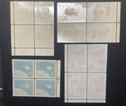 57  Canada Stamp Collections   4 Blocks  1965-67   sc 439   440   445   453   mint Hinged