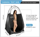 Varipowder Portable Spray Tan Tent  Pop Up Self Tanning Tent Booth Professional