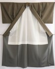 Miyakai Orimono Satoha Tsumugi Silk Kimono Cat Moon Stars Handwoven Used