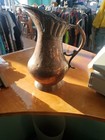 Vintage Middle Eastern Persian Copper Pitcher Rare