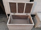 Pier 1  White Washed Wicker Chest  Jamaica Collection  Great For Storage