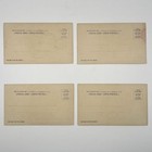 1901 American Indian Leaders Postcards Antique Set Of 4 Unposted Private Mailing